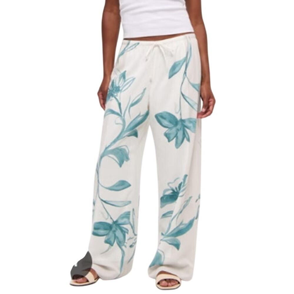 NEW Abercrombie Drapey Wide Leg Pants Medium